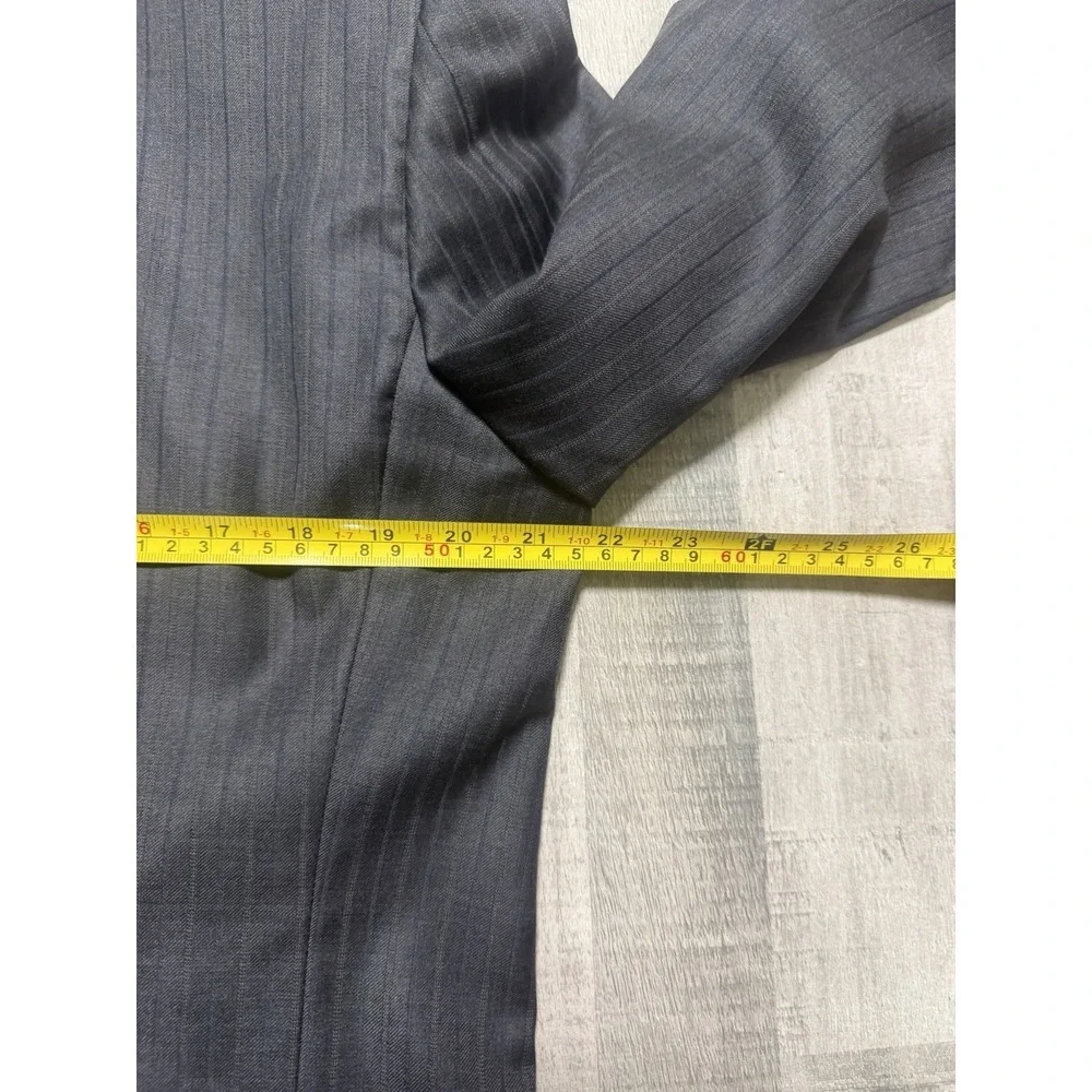 VTG Brooks Brothers 2 Button Blazer Mens 40R Black  100% Wool Jacket Made In USA